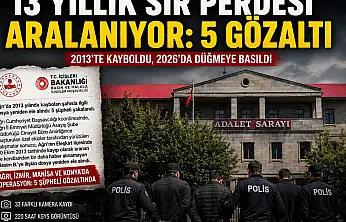 Ağrı'da 2013'te Kaybolan şahsın dosyası yeniden açıldı: 5 şüpheli gözaltında