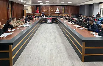 Ağrı'da afet anında kim, ne yapacak? AFAD'da kritik toplantı