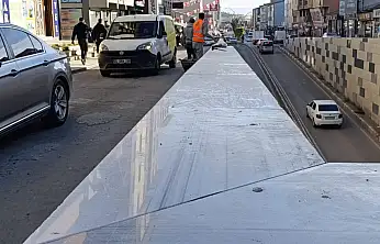 Ağrı'da alt geçitte zemin ve mermer onarımı hızla devam ediyor