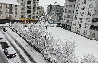 Ağrı'da beyaz manzara yeniden sahne aldı