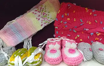 Ağrı'da el emeği örgüler sonbaharda vatandaşların ilgisini çekiyor