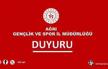 Ağrı'da geleceğin sporcuları için başvurular başlıyor