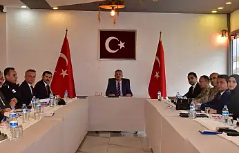 Ağrı'da güvenlik için kritik toplantı yapıldı