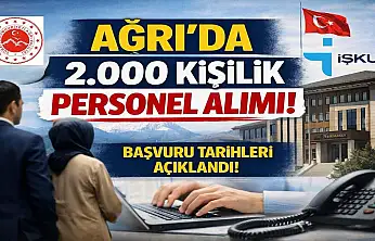 Ağrı'da İUP kapsamında büyük alım: Kimler başvurabilecek?