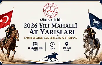 Ağrı'da kadim gelenek mahallî at yarışları için geri sayım başladı