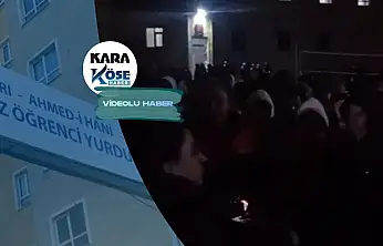 Ağrı'da kız yurdunda koku paniği: Öğrenciler geceyi dışarıda geçirdi