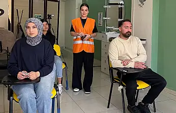 Ağrı'da kuaförler mesleki yeterlilik için ter döktü
