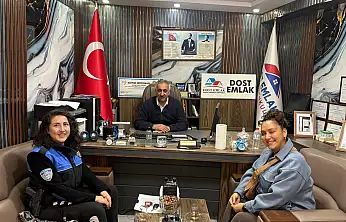 Ağrı'da polisler okul güvenliği için muhtarın kapısı çalındı