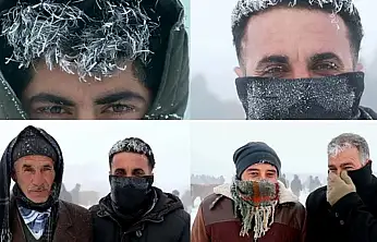 Ağrı'da saç beyazlatan soğuk