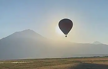 Ağrı'da sıcak hava balonu uçuşları için resmi onay