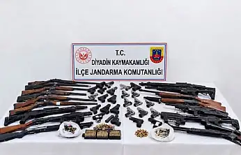 Ağrı'da silah kaçakçılığına büyük darbe