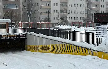 Ağrı'da soğuk hava bastırdı, kapalı otoparklarda yer kalmadı