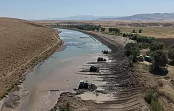 Ağrı'da taşkın riskine karşı DSİ ekipleri sahada