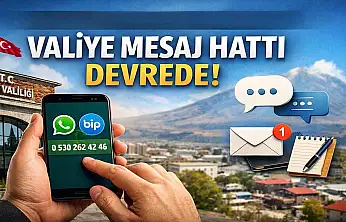 Ağrı'da valiliğe ulaşmak artık daha kolay