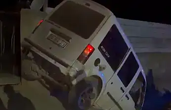 Ağrı'da yola çıkan hayvanlara çarpan araç savruldu! 1'i ağır 3 kişi yaralandı