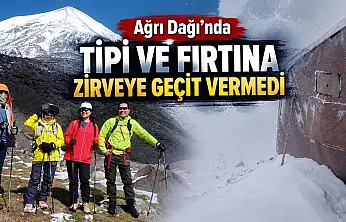 Ağrı Dağı'nda fırtına bastırdı, Vietnamlı dağcıların zirve tırmanış yarıda kaldı