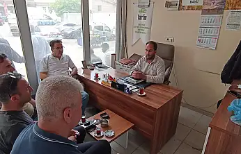 Ağrı Defterdarı Şimşek'ten tarımsal üretim yapan mükellefe ziyaret