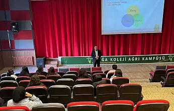 Ağrı Doğa Koleji'nde akran zorbalığına karşı eğitim