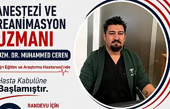 Ağrı Eğitim ve Araştırma Hastanesi'nin uzman kadrosuna yeni isim katıldı