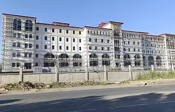 Ağrı Emniyet Müdürlüğü yeni hizmet binasında sona doğru