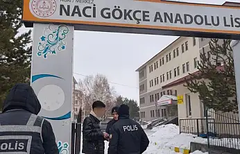 Ağrı emniyetinden okul çevrelerine sıkı takip