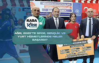 Ağrı gençliği için 2025'te dev yatırımlar ve projeler gerçekleşti