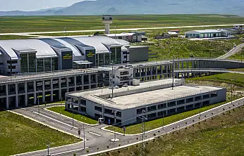 Ağrı Havalimanı'nda 9 ayda 310 bin yolcuya hizmet verildi