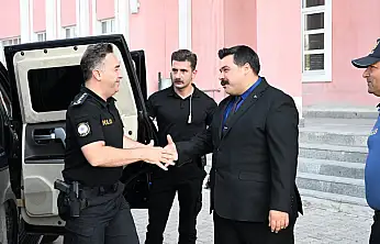 Ağrı İl Emniyet Müdürü Göksel Önder'den Patnos Cumhuriyet Başsavcısı Bilge'ye ziyaret