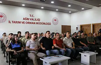 Ağrı İl Tarım Müdürlüğü personeline narkotik, dolandırıcılık ve acil durum eğitimleri verildi