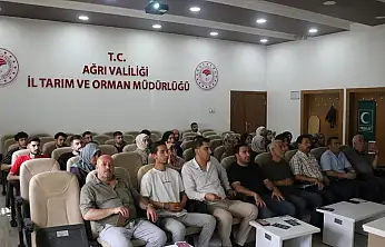 Ağrı il tarım ve orman müdürlüğü personeline bağımlılıkla mücadele eğitimi