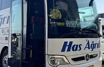Ağrı-İzmir seferini yapan yolcu otobüsü yolcusu için güzergâh değiştirdi