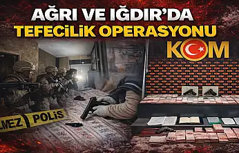 Ağrı merkezli tefecilik operasyonu Iğdır'a uzandı