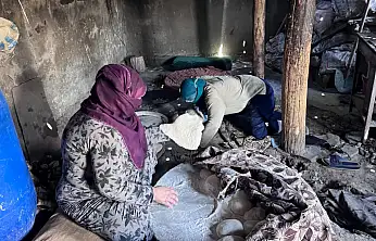 Ağrı'nın köylerinde asırlık tandır ekmeği geleneği yaşatılıyor