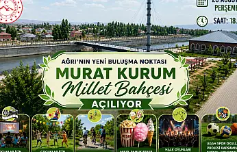 Ağrı'nın yeni buluşma noktası Murat Kurum Millet Millet Bahçesi açılıyor