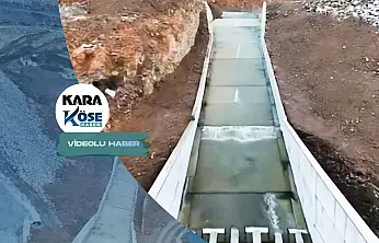 Ağrı Patnos'ta Yeşilhisar Göleti'nde su tutulmaya başlandı