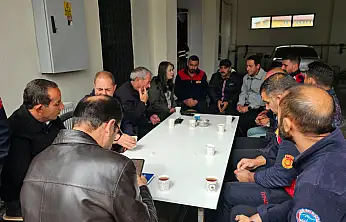 Ağrı Sebze ve Meyve Hali'nde korkutan yangın