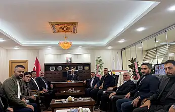 Ağrı Ticaret Borsasından ATSO Başkanı Mehmet Erat'a tebrik ziyareti
