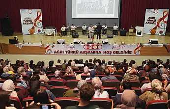 Ağrı Türkü Akşamı yoğun katılımla gerçekleştirildi
