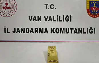 Ağrı ve Van jandarması kaçak altını birlikte yakaladı