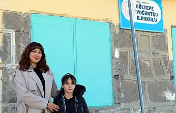 Ağrıda tek öğrencilik sınıfta yazılan sıcacık eğitim hikayesi