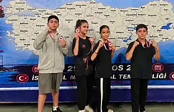 Ağrılı sporcular Türkiye Şampiyonası'ndan 4 madalyayla döndü