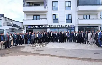 Ağrılılar Derneği Başkan Büyükakın'ı ağırladı