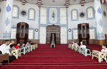 AİÇÜ'de yaz Kur'an kursu öğrencilerine Rektör Gülçin'den ziyaret