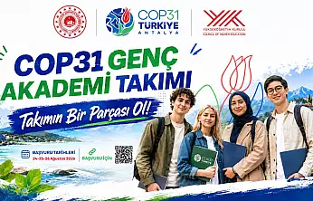 COP31 Genç Akademi Takımı için başvurular başladı
