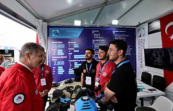 AİÇÜ, TEKNOFEST'te projeleri ve teknoloji çalışmalarını inceledi