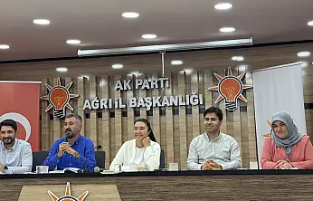 AK Parti Ağrı'da haftalık yönetim kurulu toplantısı gerçekleştirildi