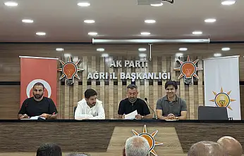 AK Parti Ağrı İl Teşkilatı haftalık yönetim kurulu toplantısını gerçekleştirdi