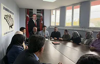 AK Parti Diyadin İlçe Başkanı Naci Kaya teşkilat mensuplarıyla buluştu