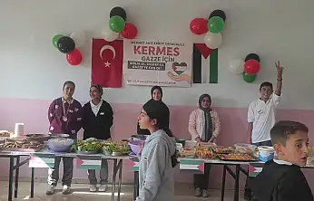 Atatürk İlkokulu'ndan Gazze'ye dayanışma eli