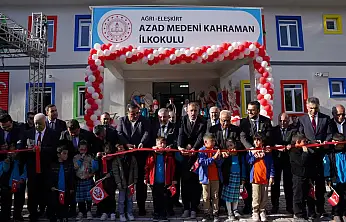 Azad Medeni Kahraman verdiği sözü tuttu: Eleşkirt'e okul ve taziye evi kazandırdı